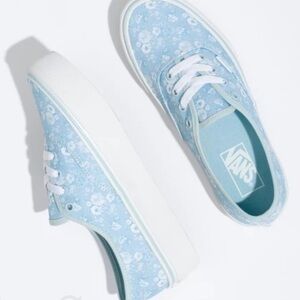 VANS TONAL FLORAL AUTHENTIC UNISEX PLATFORM